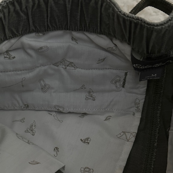 Eddie Bauer Men's Dark Greenish Gray Shorts - Picture 3 of 6